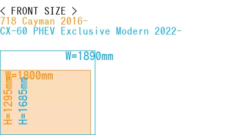 #718 Cayman 2016- + CX-60 PHEV Exclusive Modern 2022-